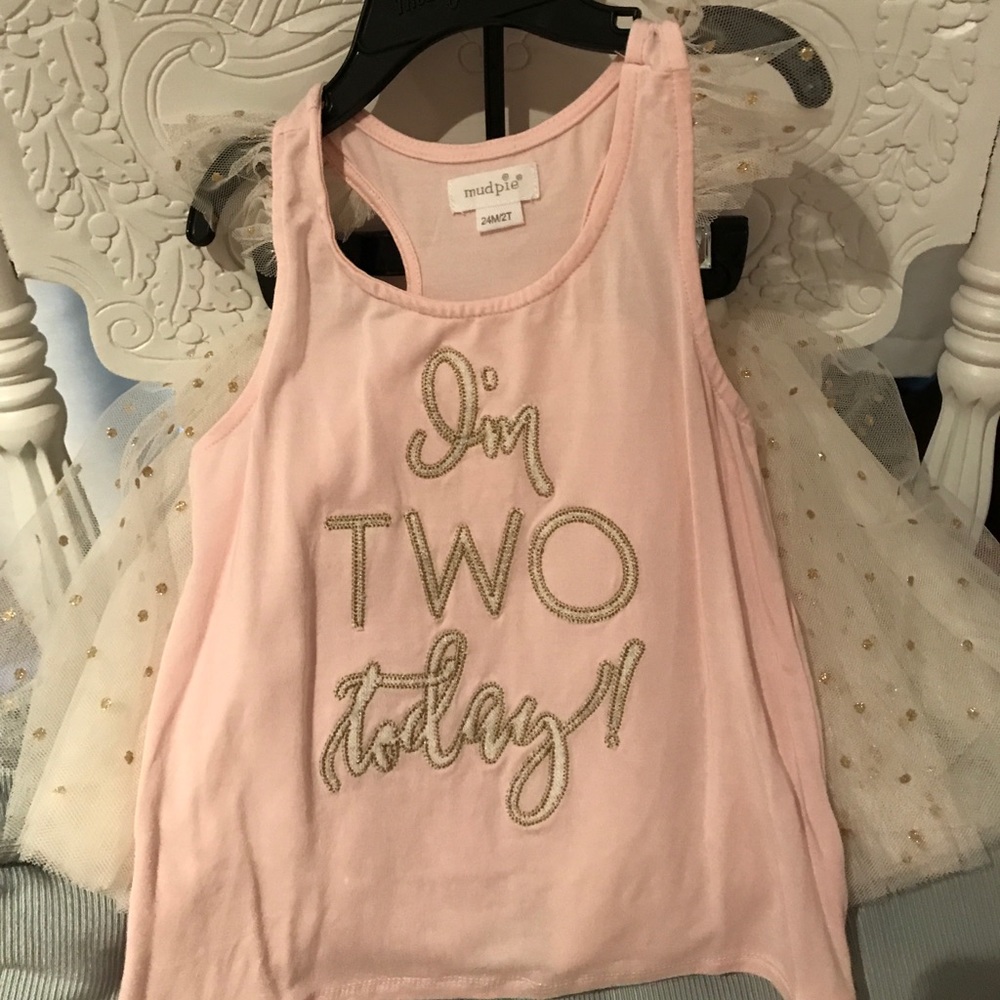 Mud pie I'm 2 Today birthday outfit