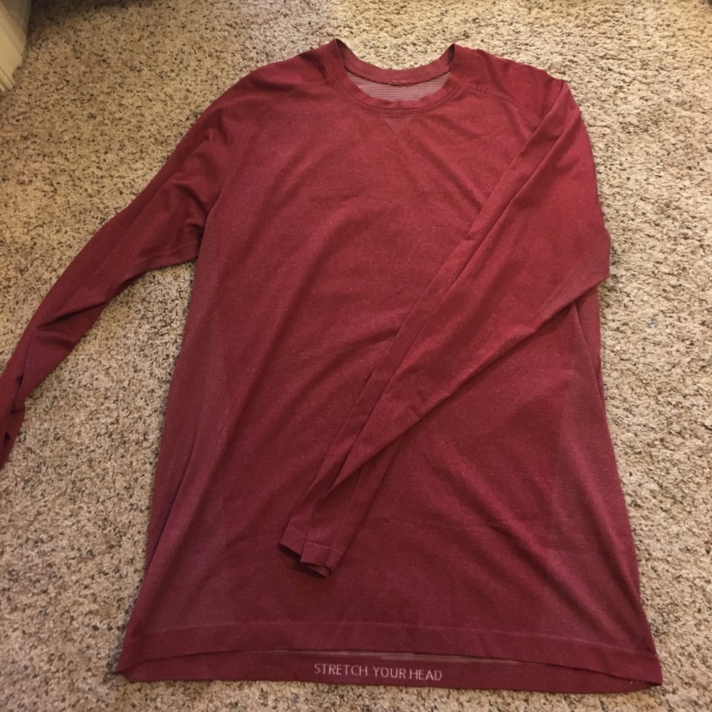 Long sleeve Lululemon shirt, size XL