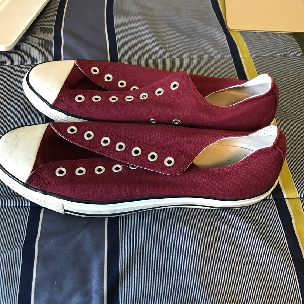 Maroon Converse!