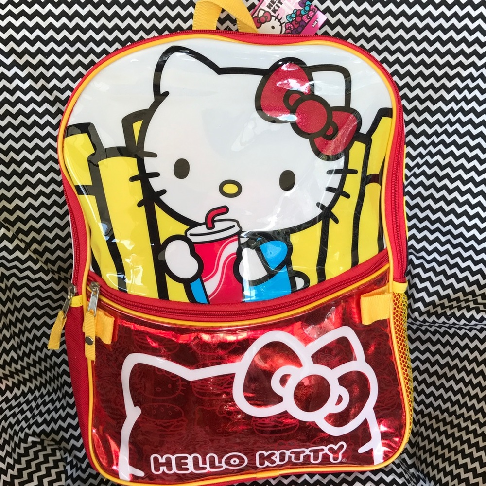 NWT Hello Kitty French Fry Backpack 🍟