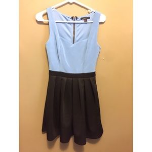 Blue & Black Dress