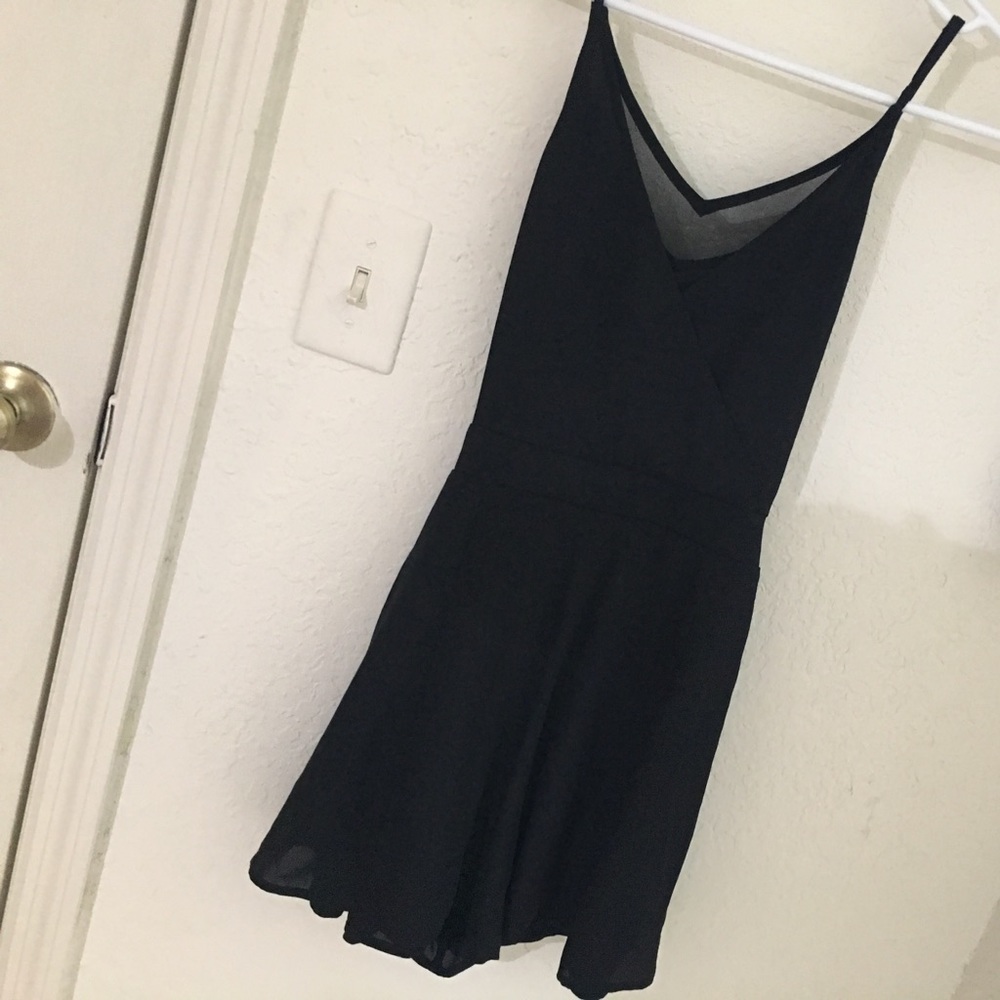 Worn once!!! Beautiful black Express romper!!🖤
