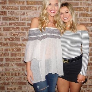 Free People OTS sweater