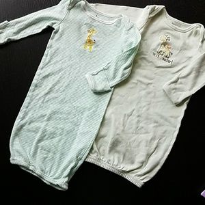 Giraffe Gender Neutral Sleep Gowns