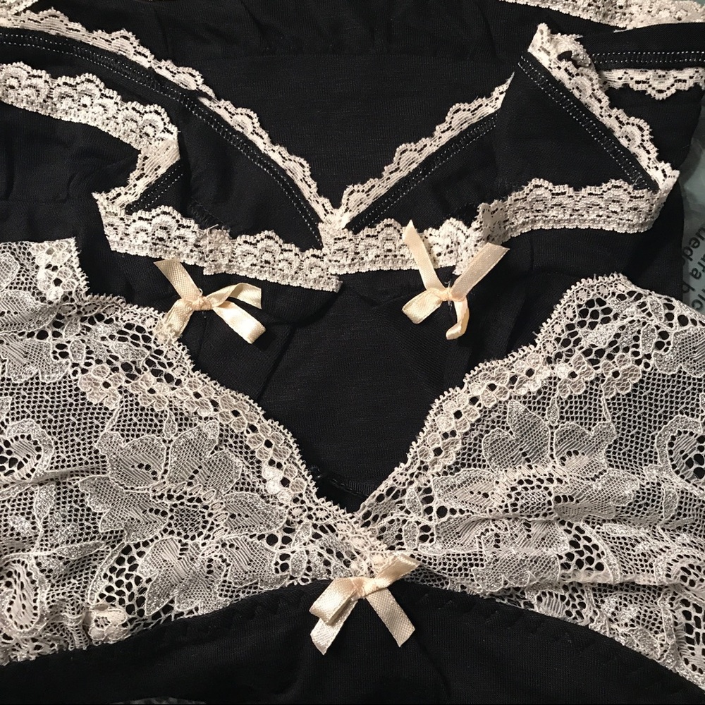 RENÉ ROFÉ Call Me Lacey 2 pc PJ Set Pajama Black