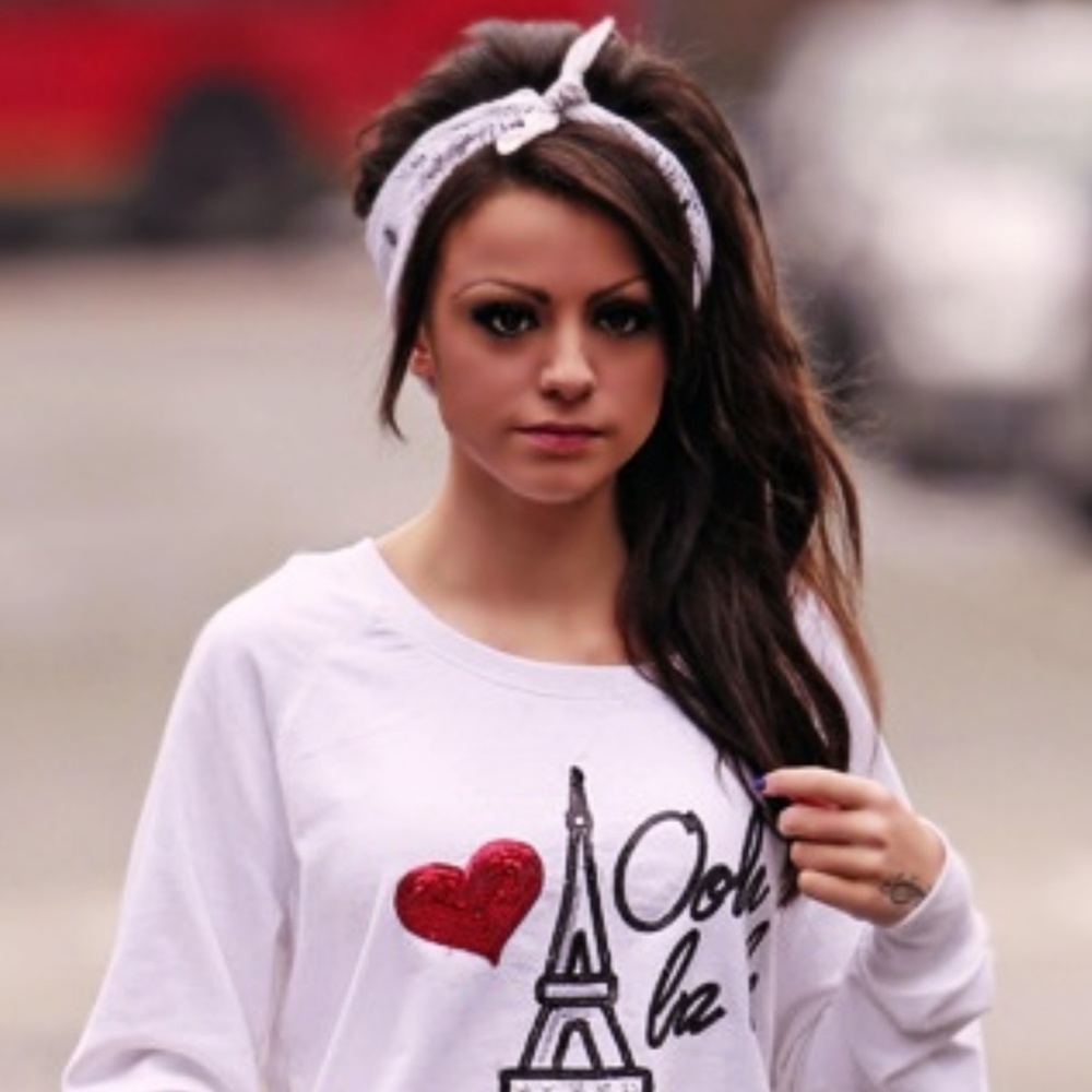 White pasley bandana - Picture 2 of 2