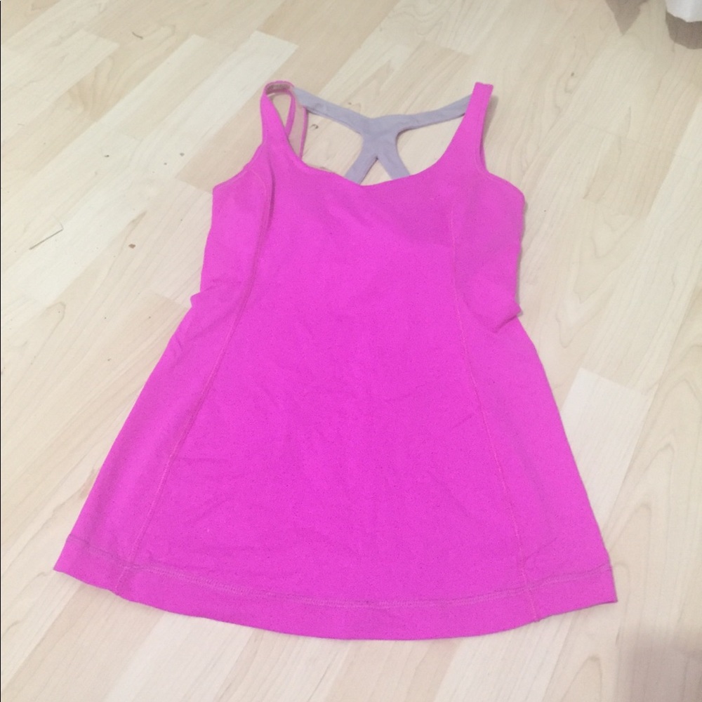 Pink LuLuLemon tank