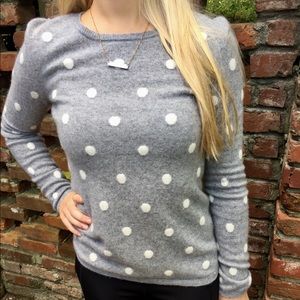 Cashmere Polka Dot Sweater from Peck & Peck