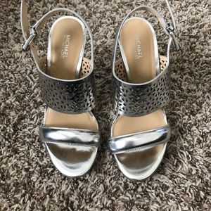 Michael Kors Cut-Out Wedges