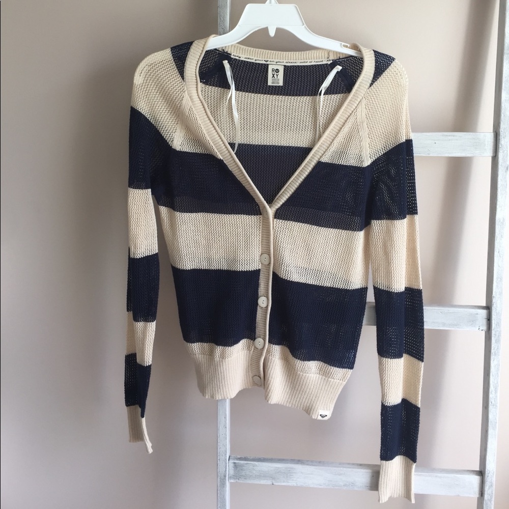 Roxy Striped Cardigan
