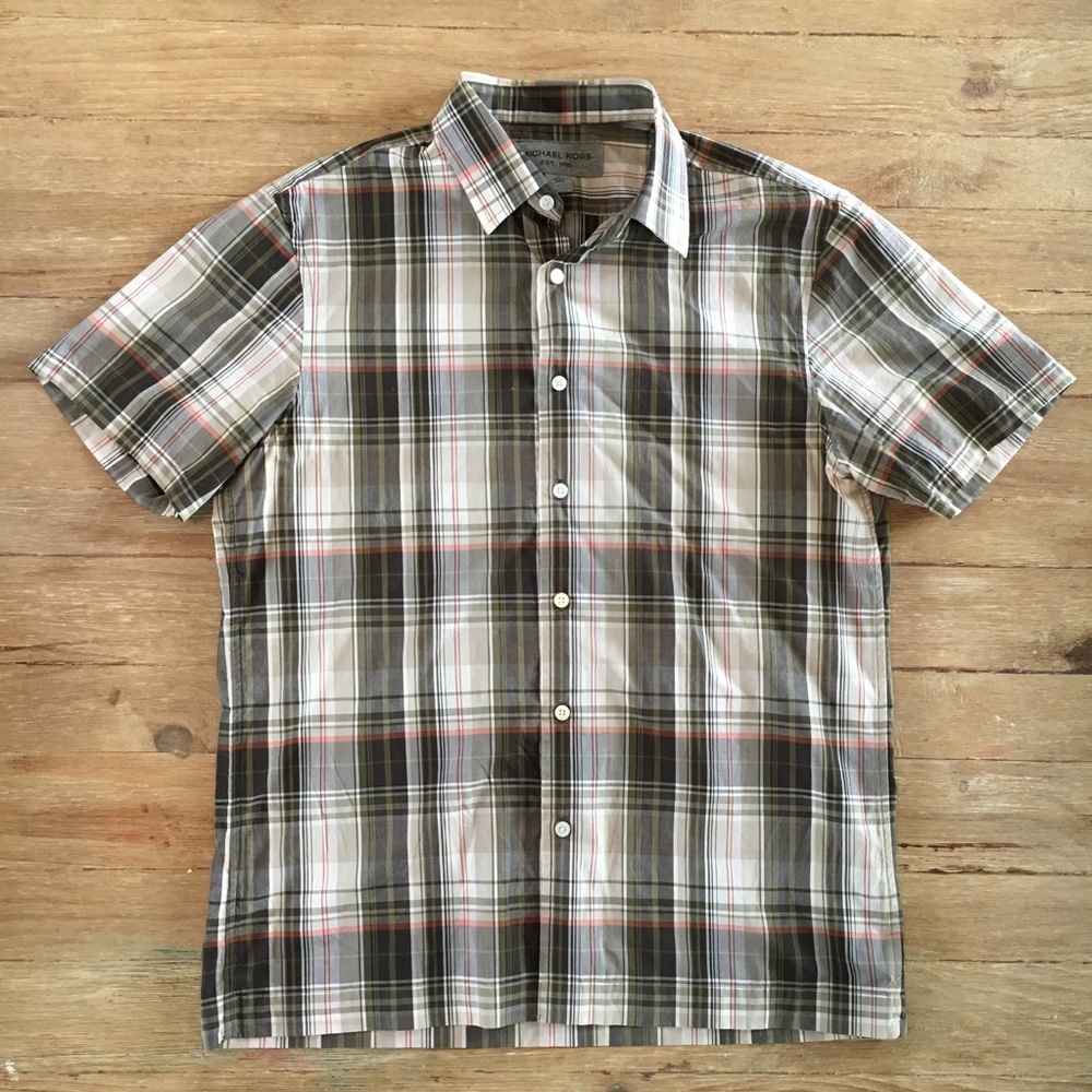 Men's Michael Kors short sleeve button down