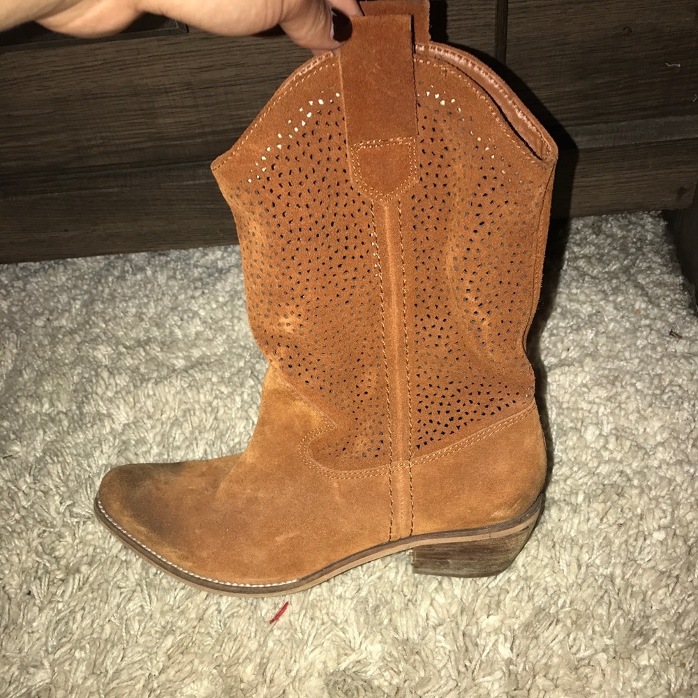 BCBG Distressed boots