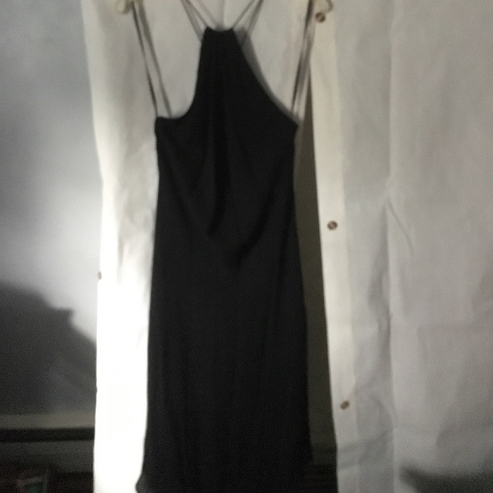 Black dress open in the back
