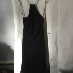 Black dress open in the back