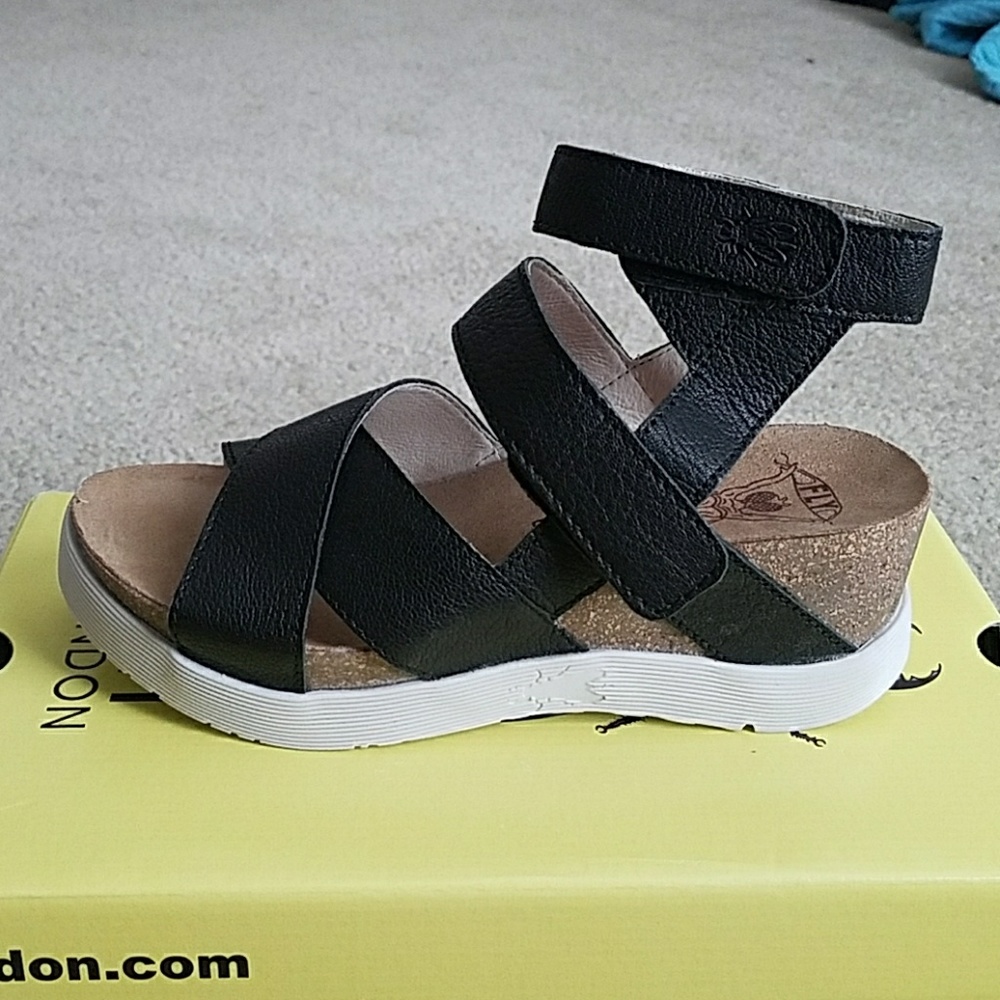Fly London "Wege", black, size 38