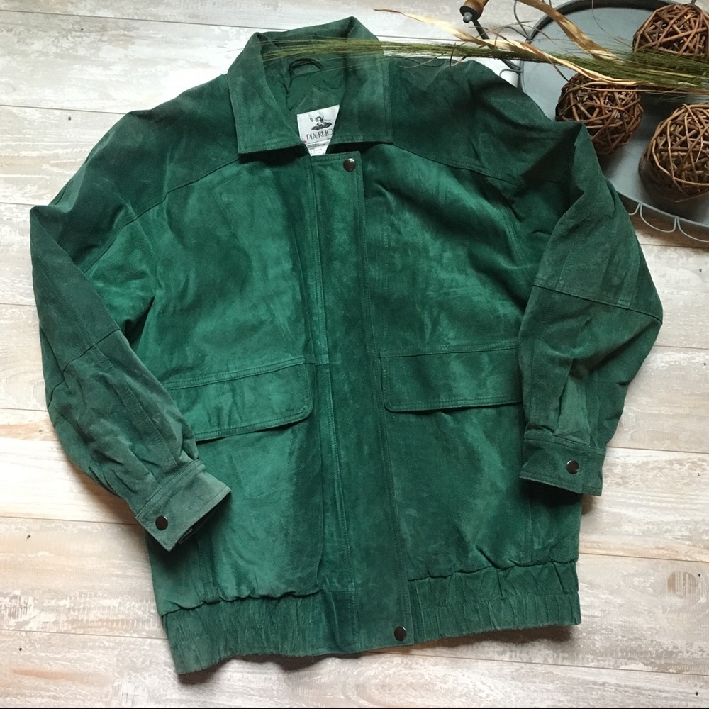 Pia Rucci Genuine Leather Jacket Medium Zipper EUC