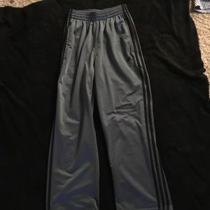 Grey adidas sweat pants