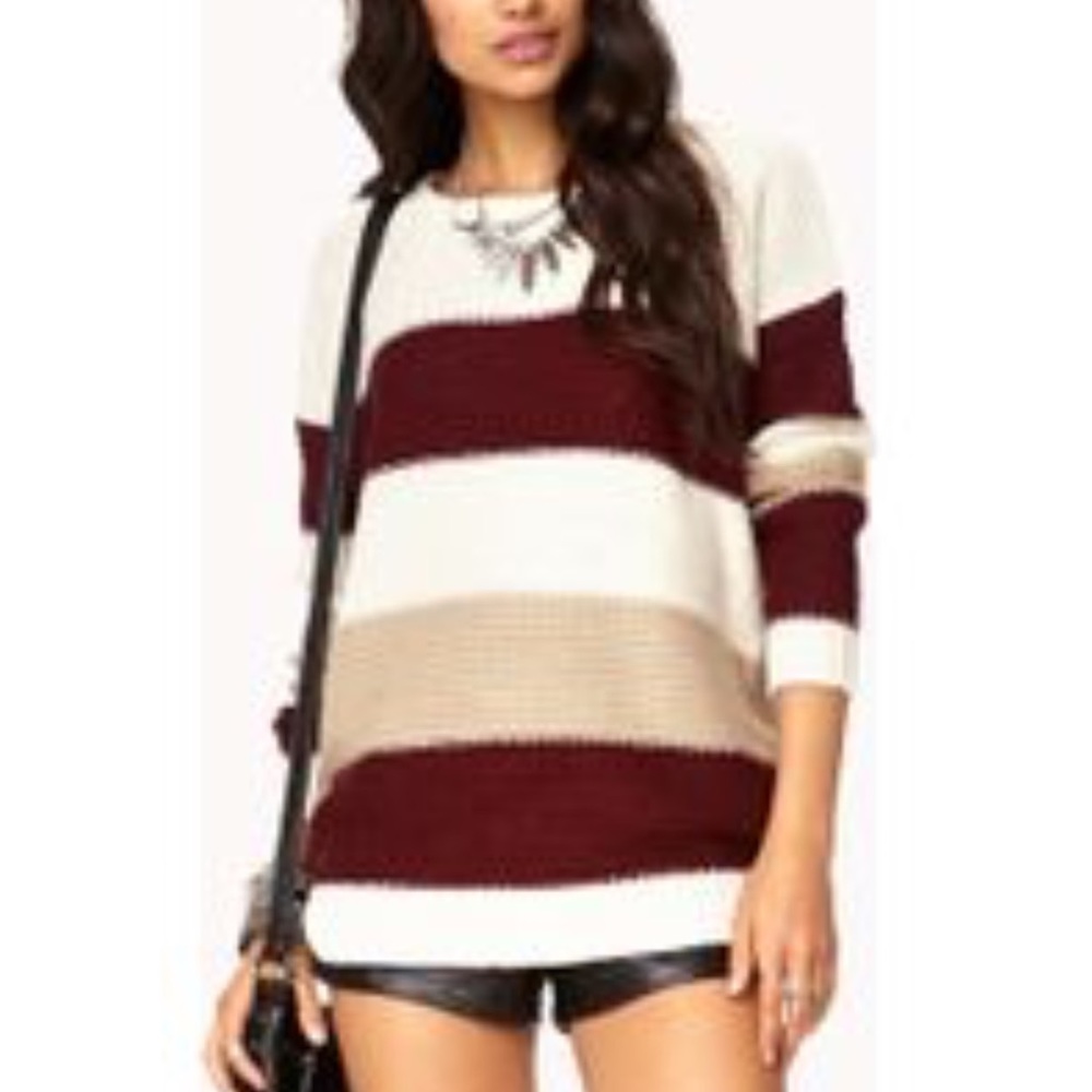 colorblocked sweater