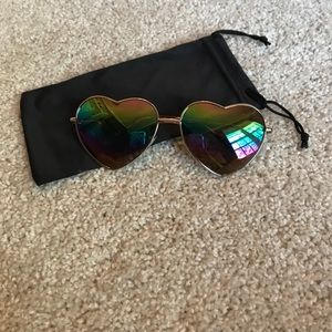 Rainbow Heart Sunnies
