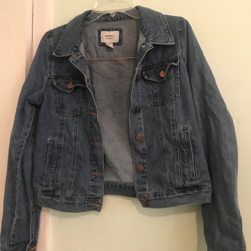 Plain Jean Jacket, slightly cropped