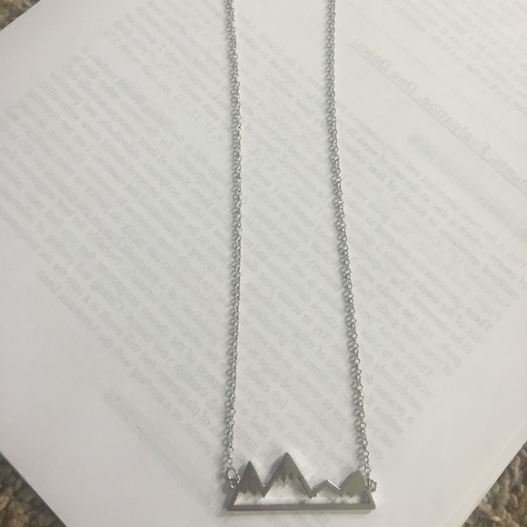 Last One! Silver Mountain Range Necklace - Picture 4 of 4