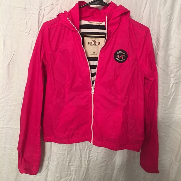 Hollister Jackets & Blazers - Pink raincoat