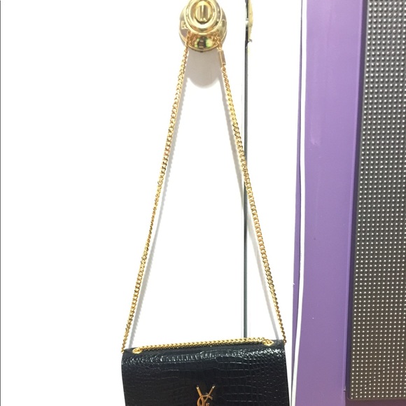 Medium YSL Kate solid gold crossbody tassel bag - Picture 4 of 7