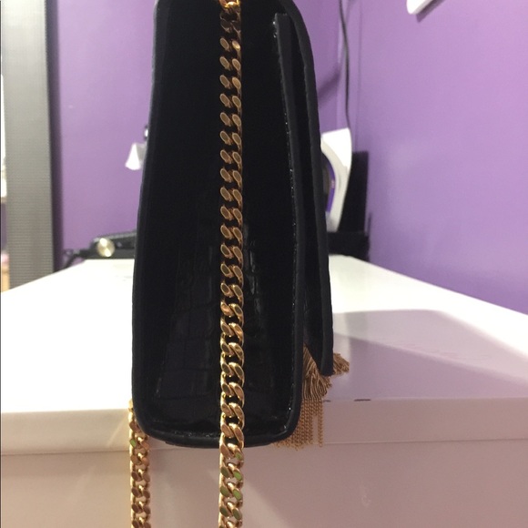 Medium YSL Kate solid gold crossbody tassel bag - Picture 6 of 7