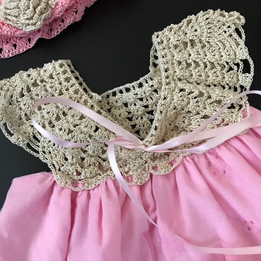 Handcrafted 4-Piece Babydoll Dress Set