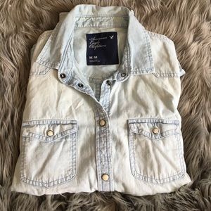 AE Denim Button Down