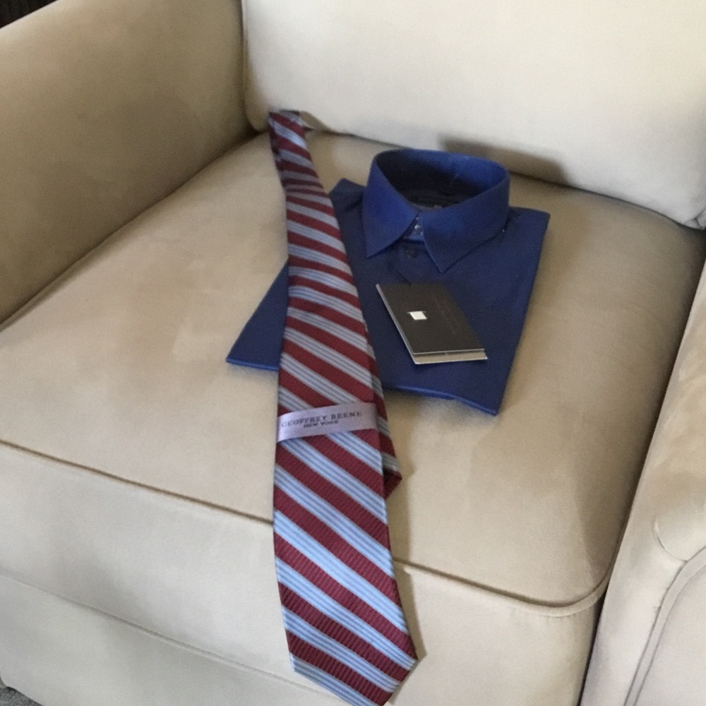 Elegant Geoffrey Beene necktie.