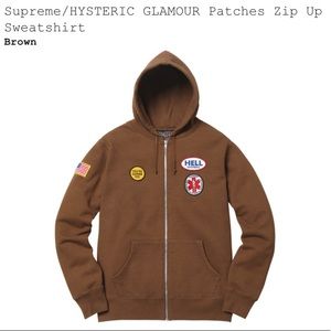 Supreme/Hysteric Glamour Zip Up Hoodie