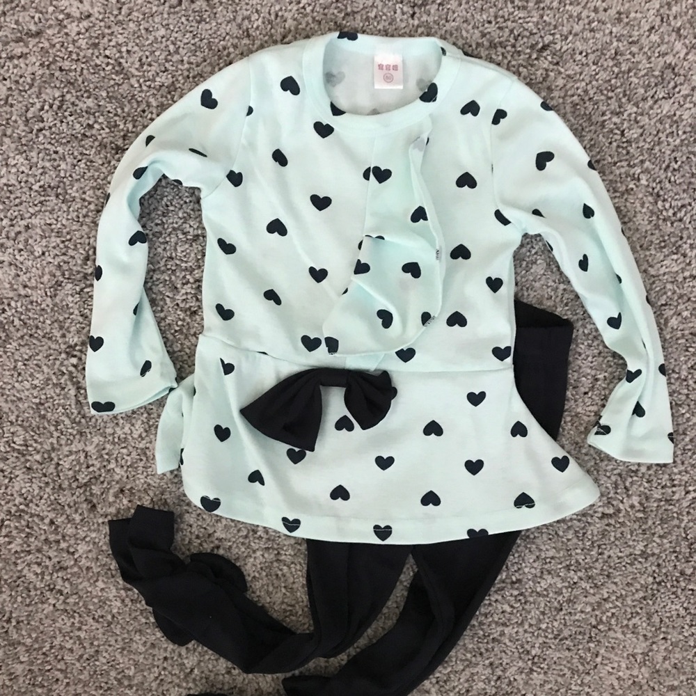 BNWOT Boutique Tunic & Leggings