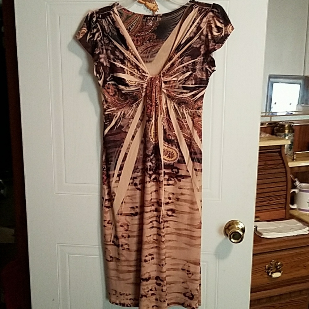 Beautifully fitted  muticolored dress