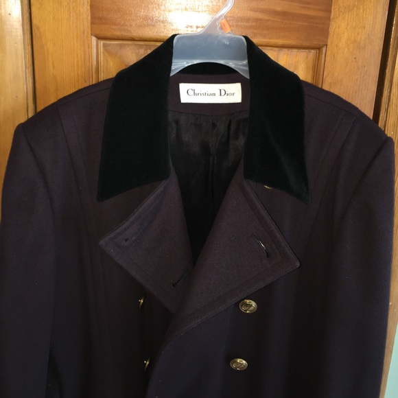 Vintage Christian Dior Military Style Coat! NWB! - Picture 3 of 8