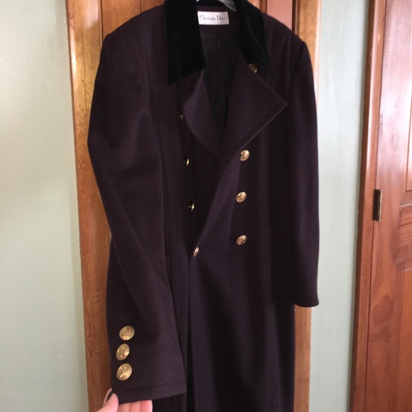 Vintage Christian Dior Military Style Coat! NWB! - Picture 4 of 8