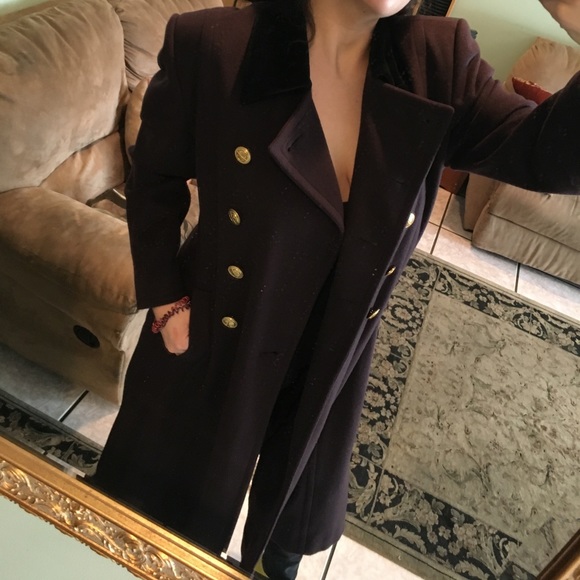 Vintage Christian Dior Military Style Coat! NWB! - Picture 8 of 8