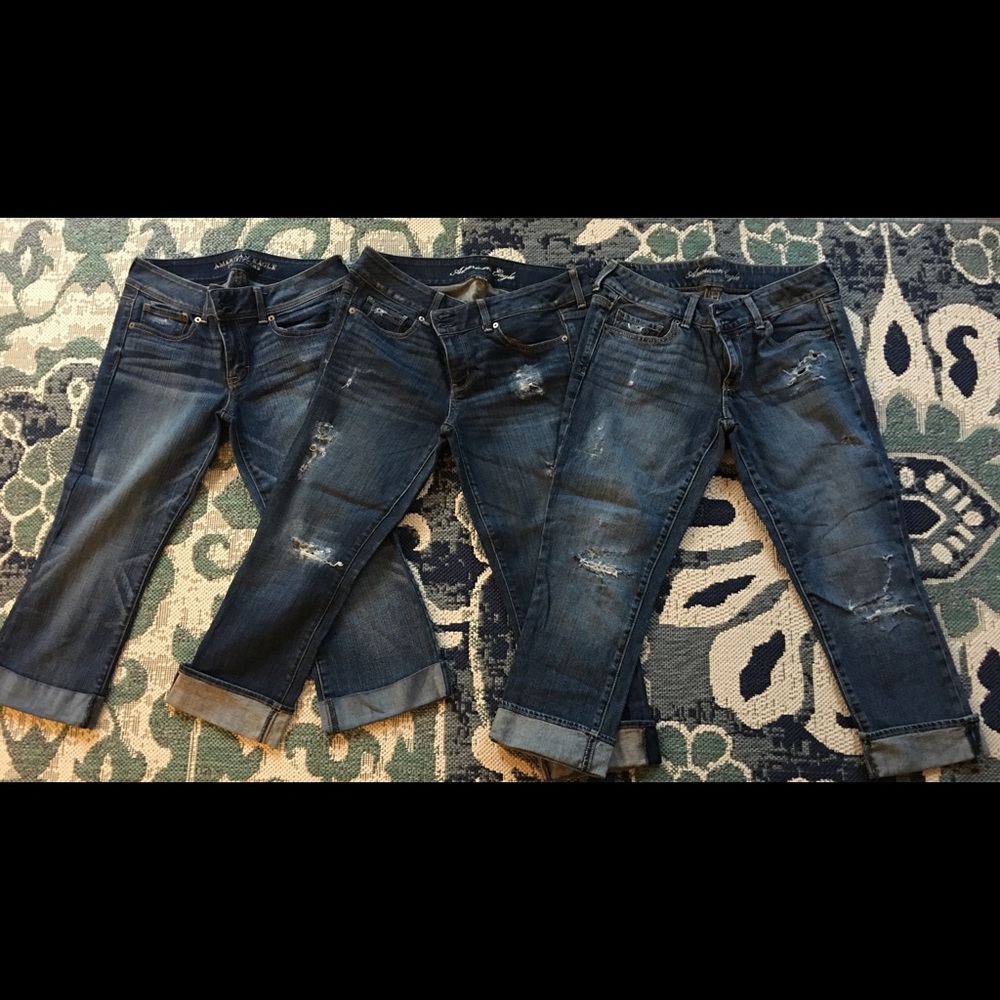 American Eagle crop jeans size 8