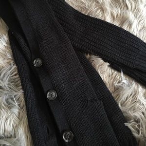 Black cardigan