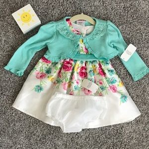 NWT Floral Nannette Baby 3-Piece Set