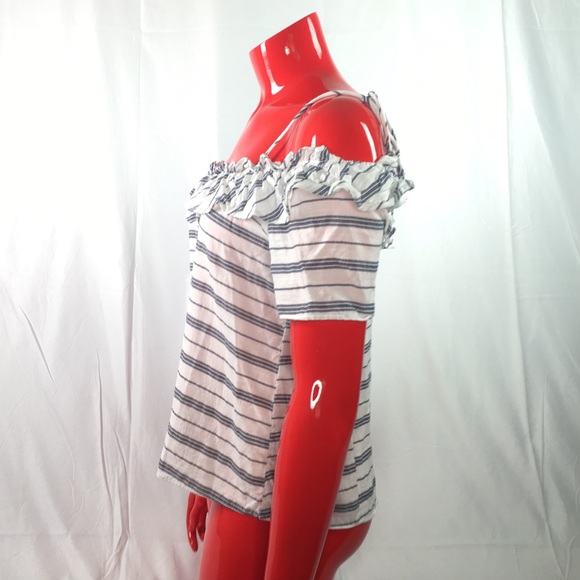 🔻2 for $10🔻Miss Love · cold shoulder rope stripe - Picture 6 of 8