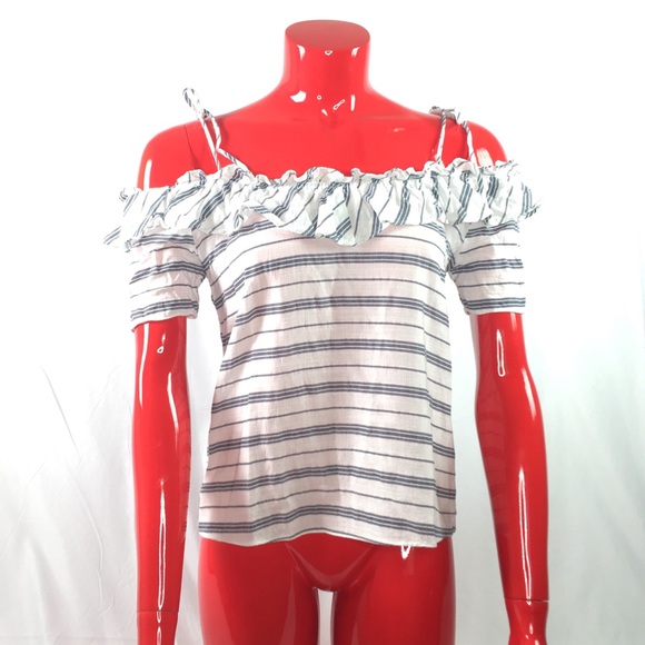 🔻2 for $10🔻Miss Love · cold shoulder rope stripe - Picture 2 of 8