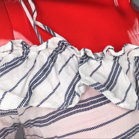 🔻2 for $10🔻Miss Love · cold shoulder rope stripe - Picture 7 of 8