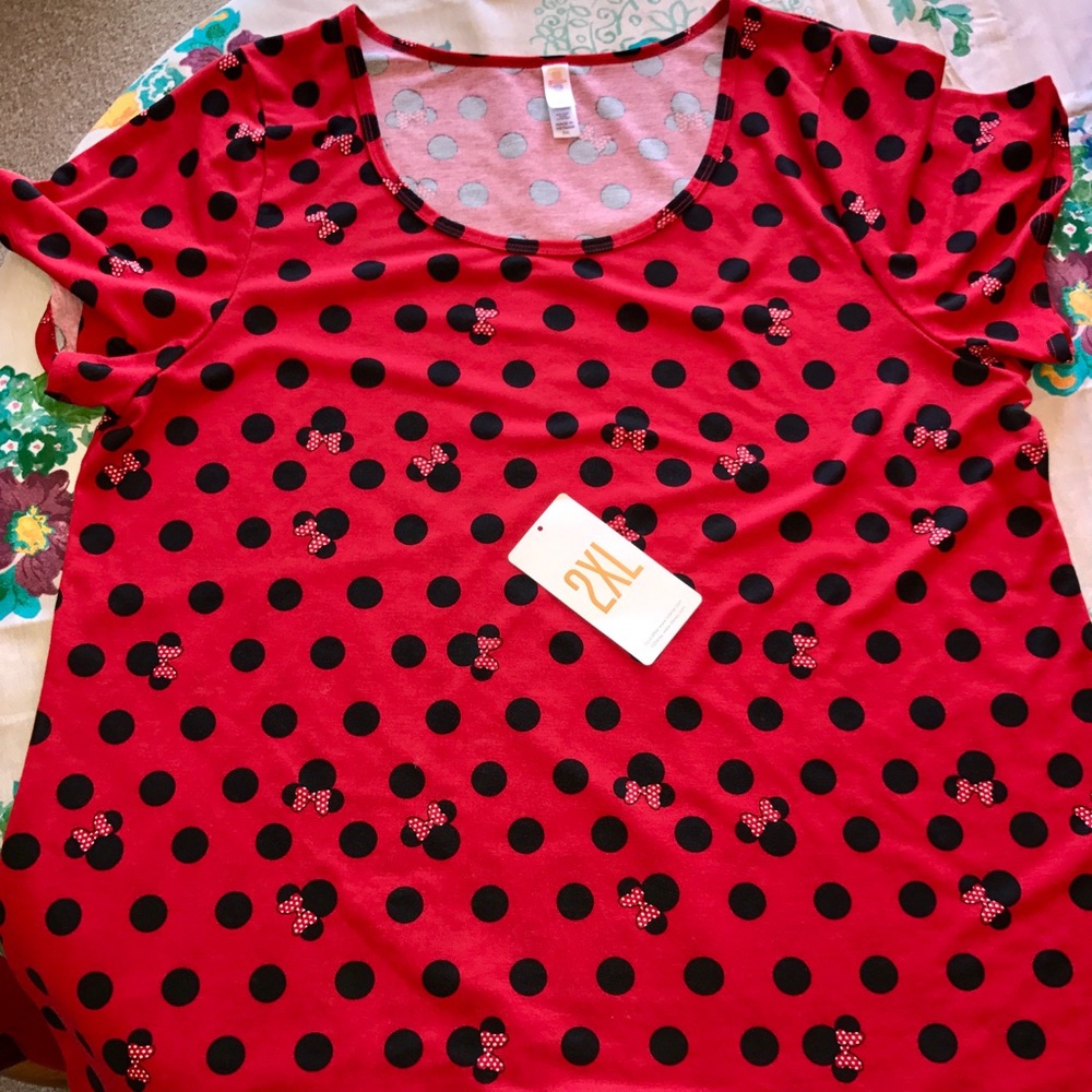 LulaRoe for Disney Classic Tee Minnie 2XL