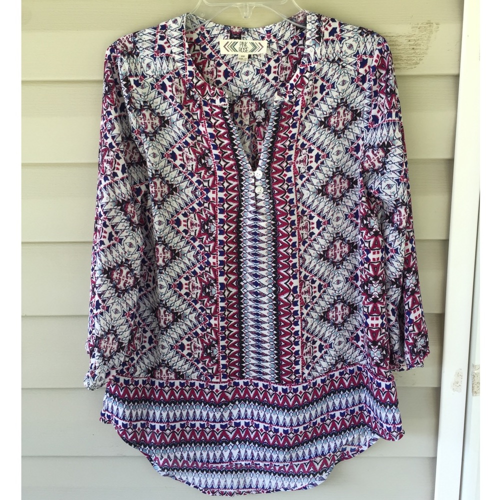 🔴🔴Pink Rose Blouse🔴🔴