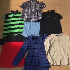 Boys size 8 shirts
