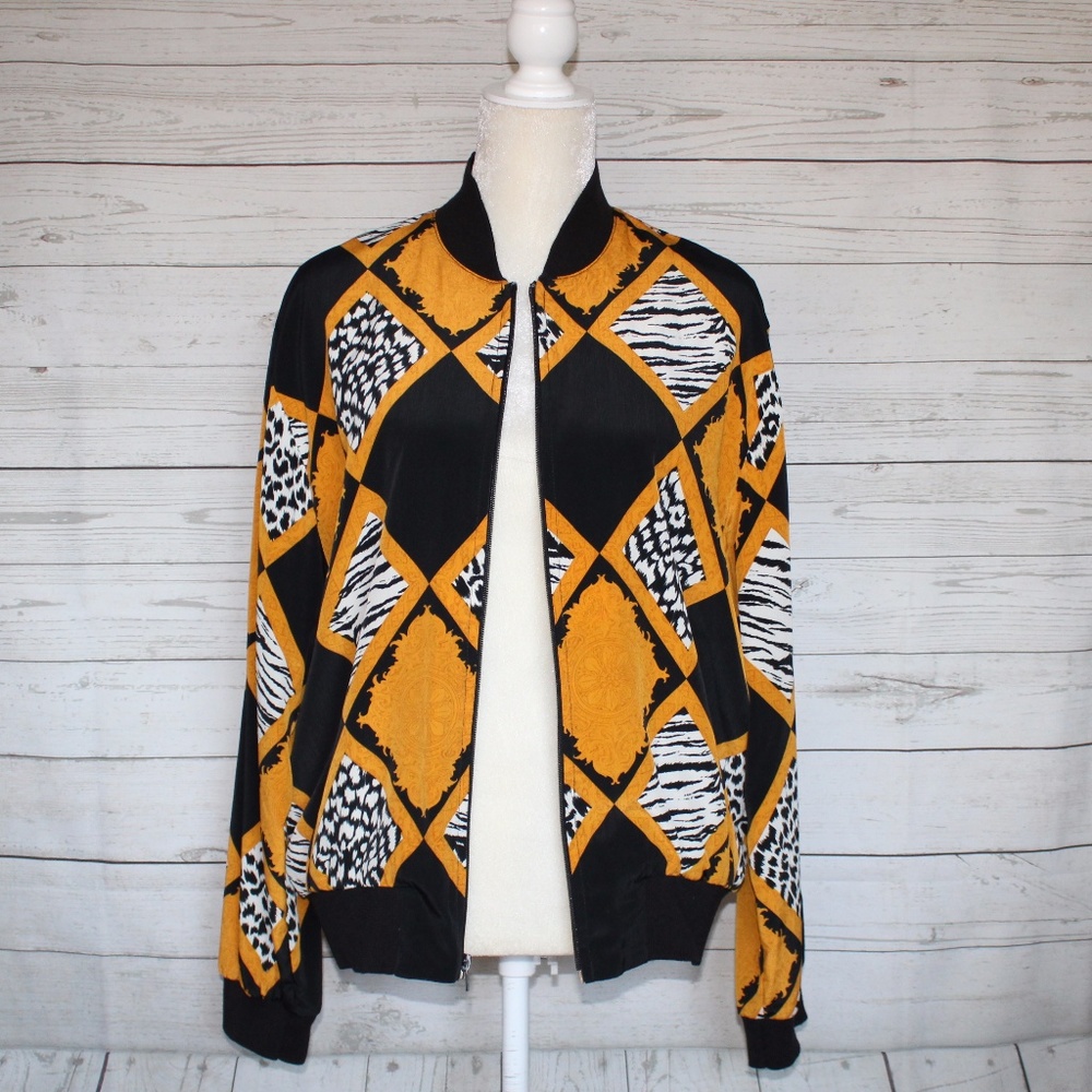 teddi RARE Vintage Baroque Jacket Leopard size L