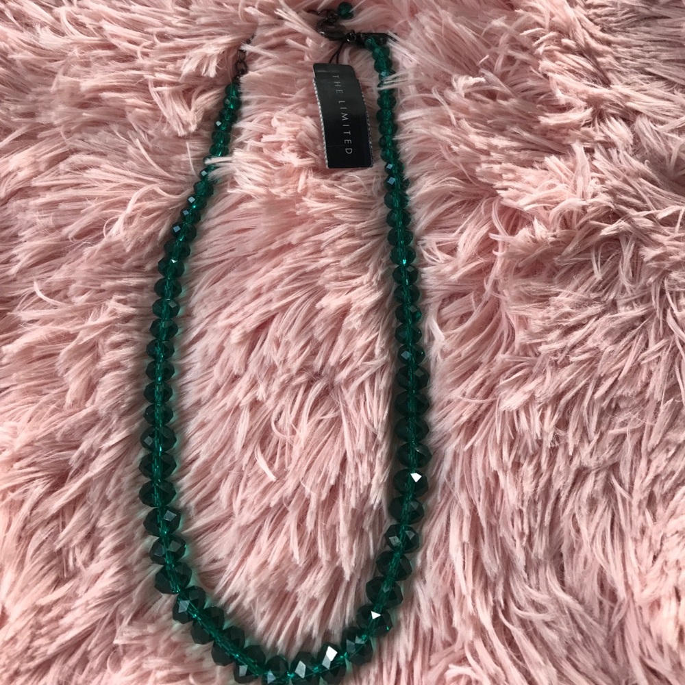 NWT The Limited Green Necklace