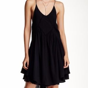 R+J flowy Black dress