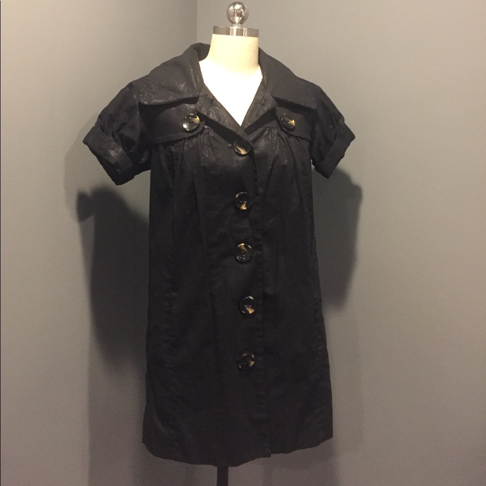 Kensie black short sleeve jacket.